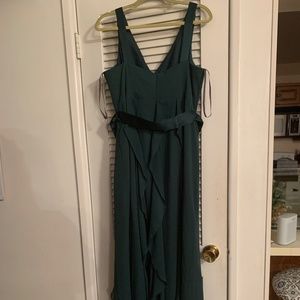 White by Vera Wang V-neck with sash